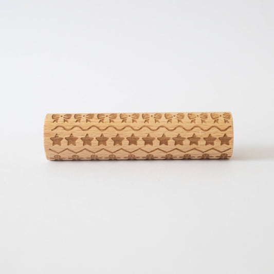 Rullo di legno - Rullo di Natale