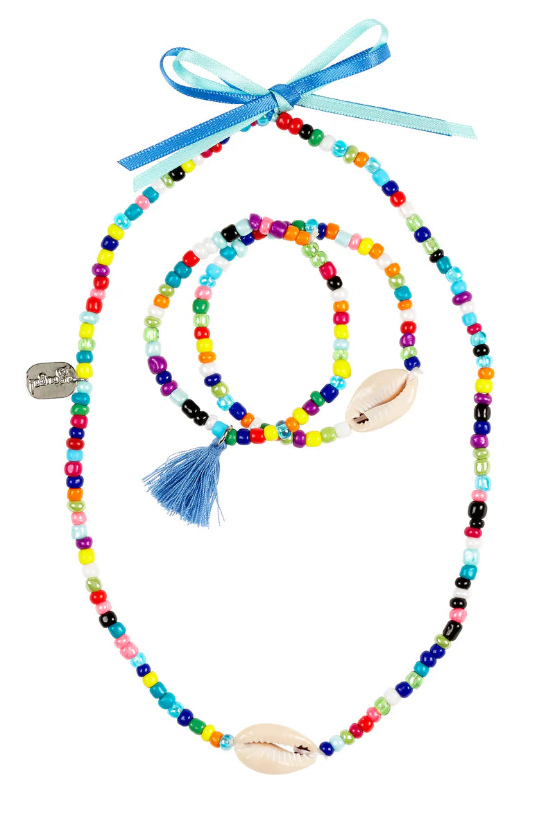 Collana e braccialetto conchiglia Fernan