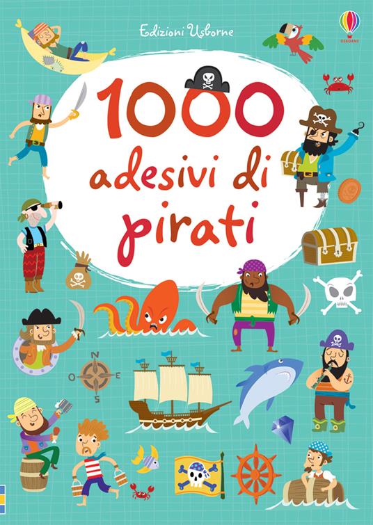 1000 adesivi di pirati.