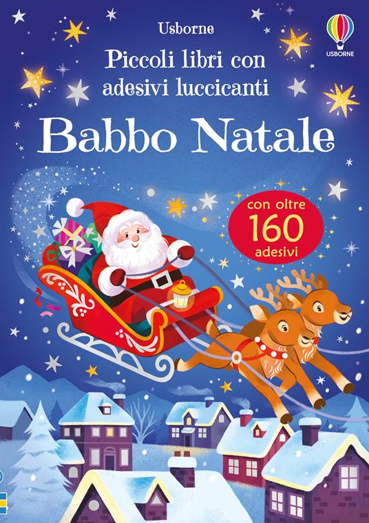 Babbo Natale. Con adesivi.
