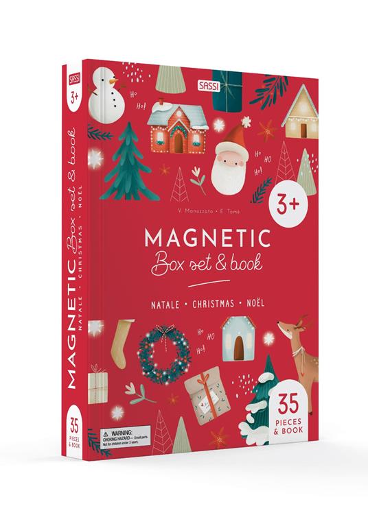 Natale-Christmas-Nöel. Magnetic box set & book.