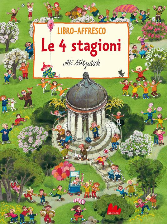 Le 4 stagioni. Libro-affresco.