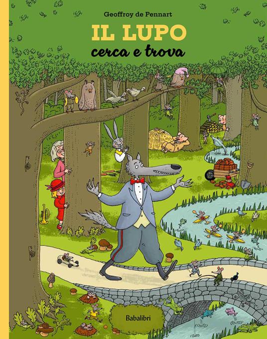 Il lupo. Cerca e trova.