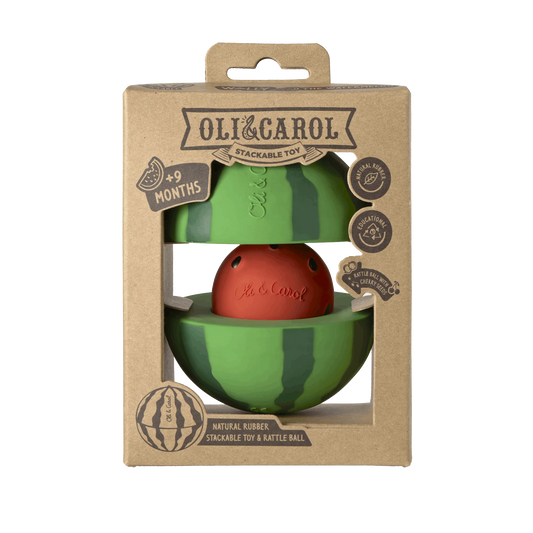 Watermelon Gioco Impilabile & Pallina con Sonaglio