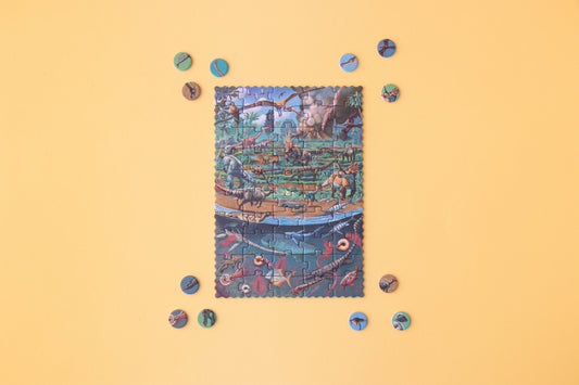 tiny puzzle dinosaurs