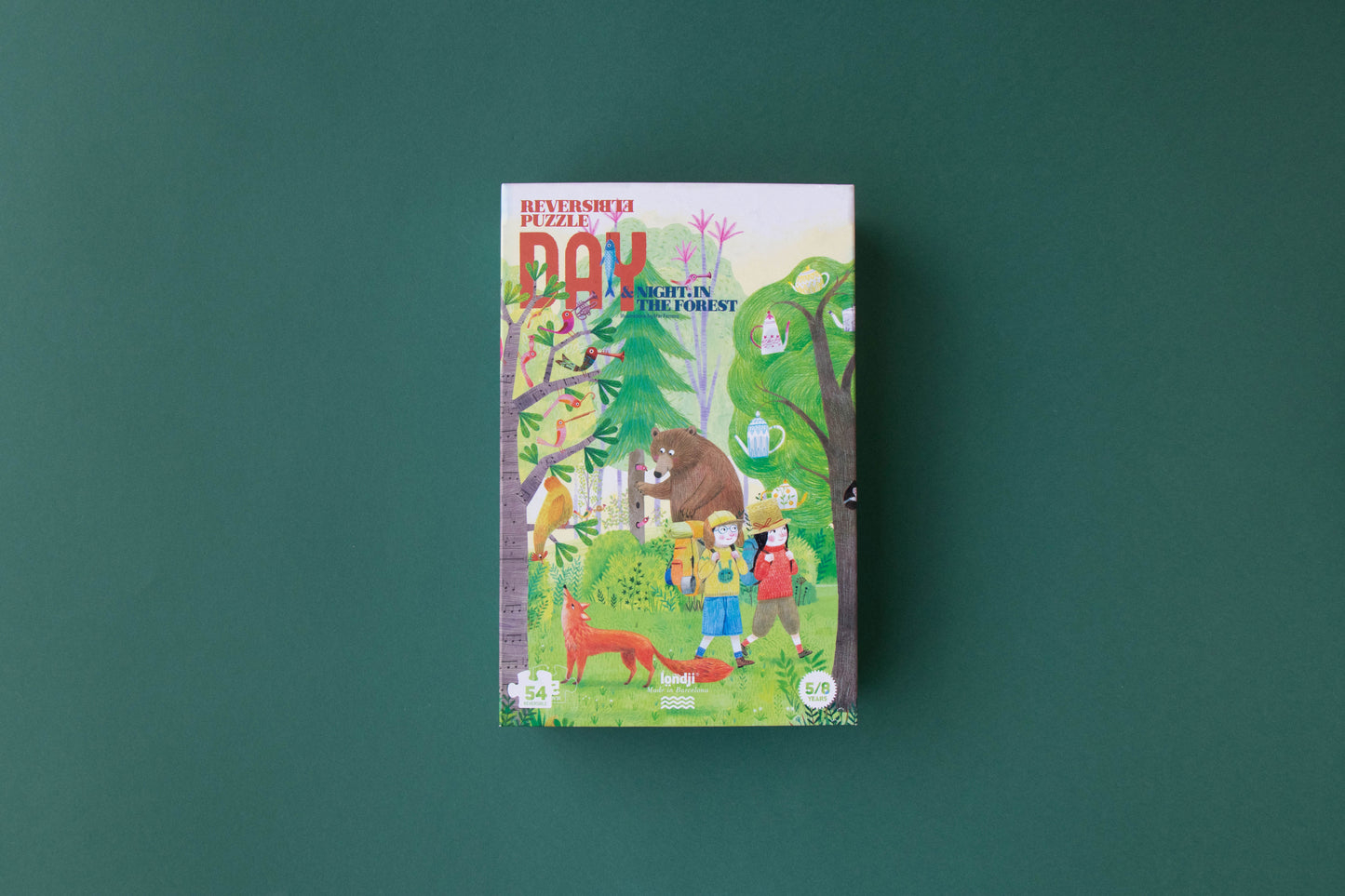 DAY AND NIGHT IN THE FOREST - PUZZLE
