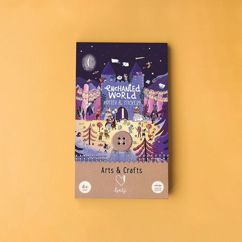 Enchanted World Poster and Stickers