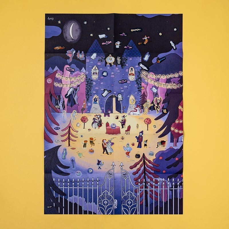 Enchanted World Poster and Stickers