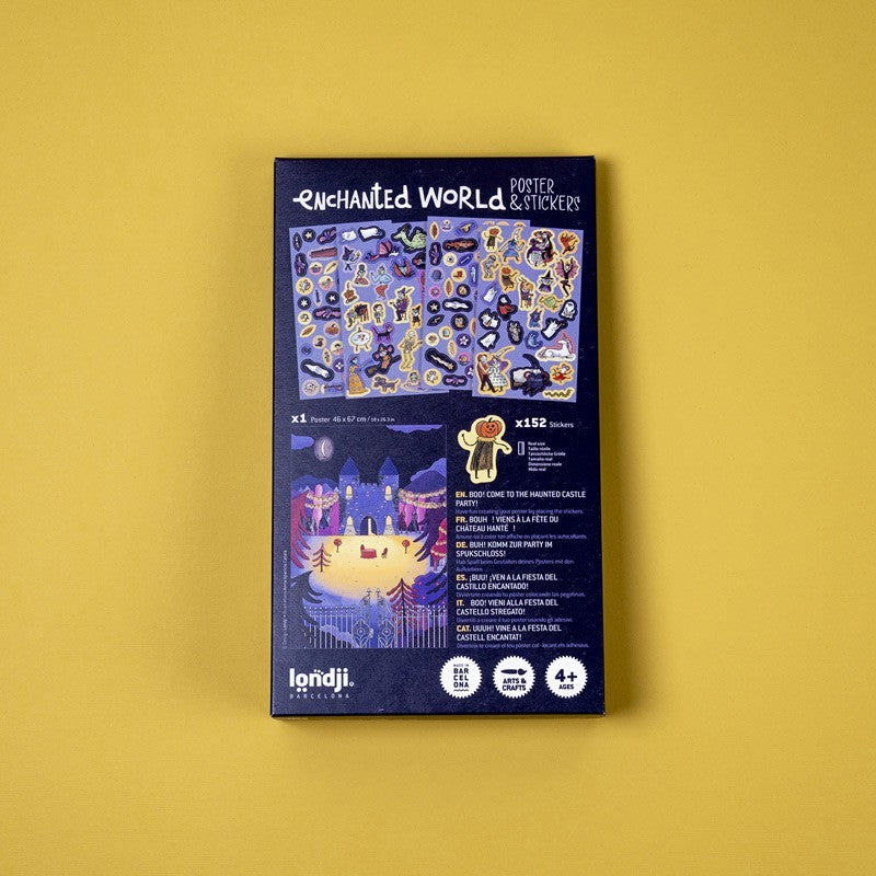 Enchanted World Poster and Stickers