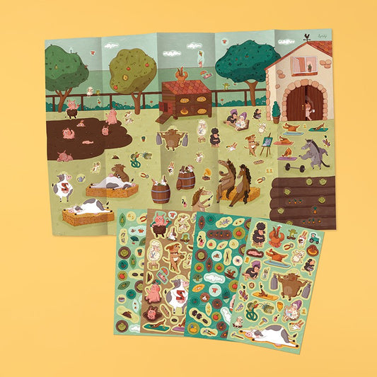 Farmtastic World - Poster & Stickers