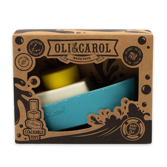 Barchette Giocattolo Bagno Gomma Riciclata Gialla
