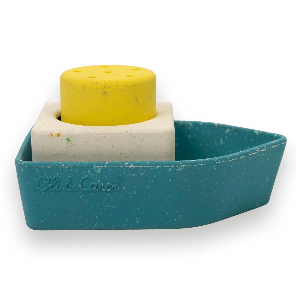 Barchette Giocattolo Bagno Gomma Riciclata Gialla