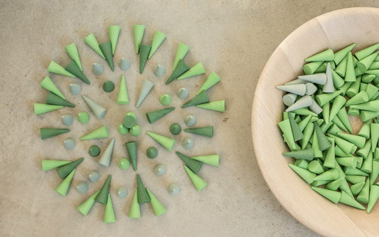 Mandala green cone