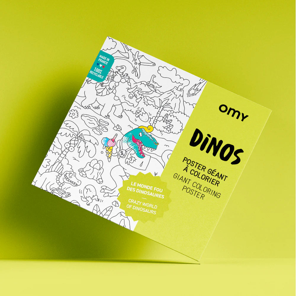 Poster da colorare Dino