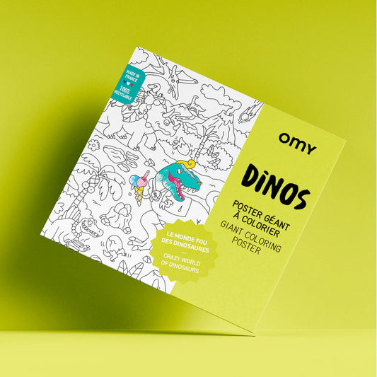Poster da colorare Dino