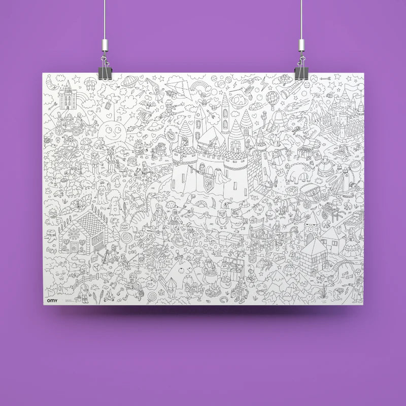 Poster da colorare Magic