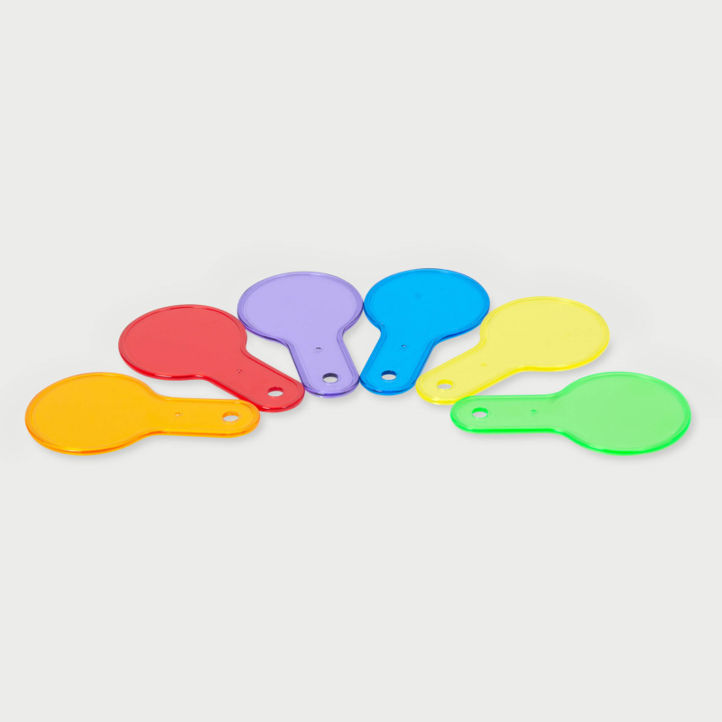 Set palette colorate trasparenti
