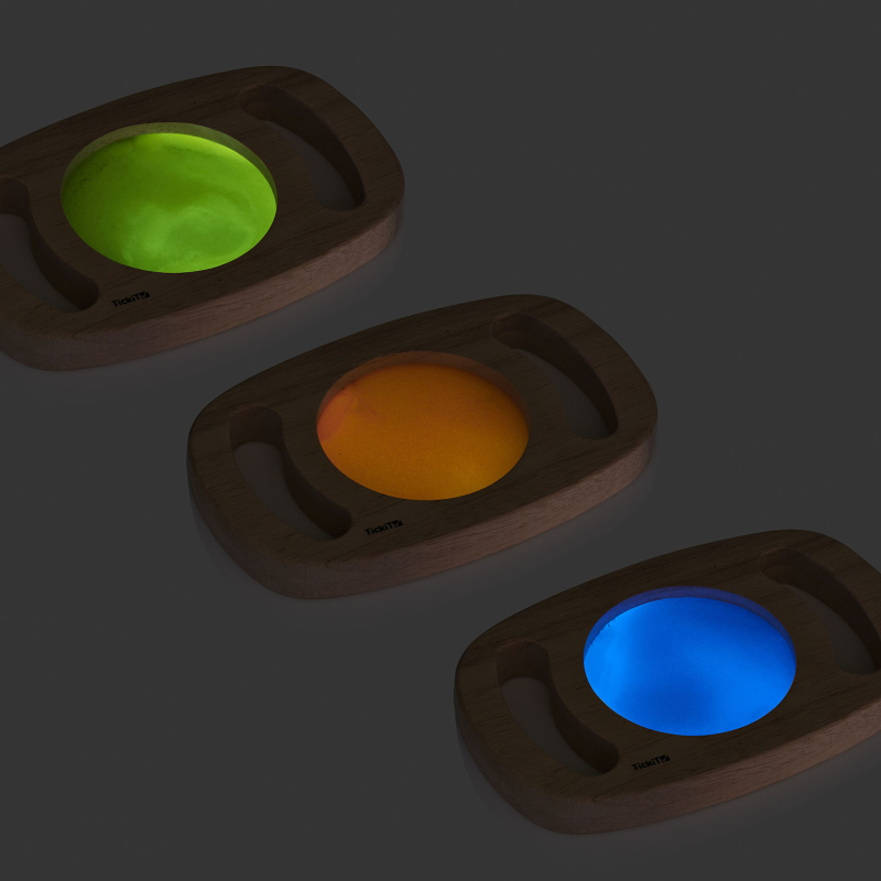 Easy hold glow panels verde-arancio-blu