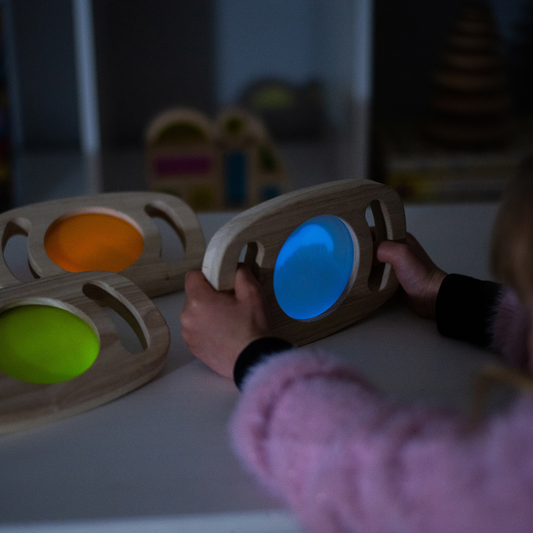 Easy hold glow panels verde-arancio-blu
