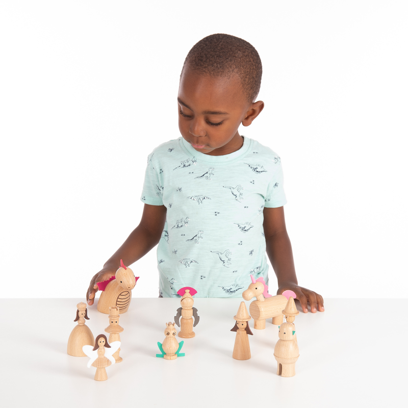 Wooden Enchanted Figures