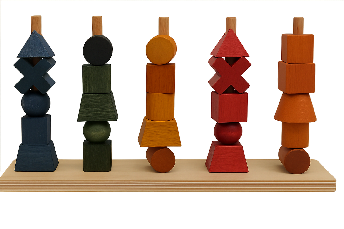 Arcobaleno impilabile - Montessori