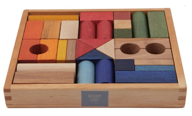 Blocchi arcobaleno - 30 pezzi
