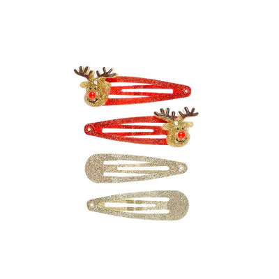 Mollette renne - oro e rosse