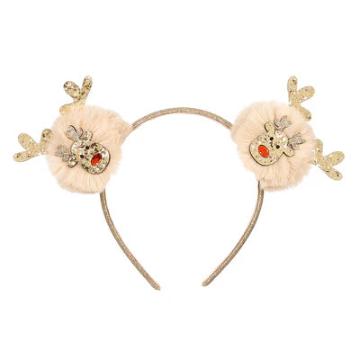 Cerchietto renne pelose