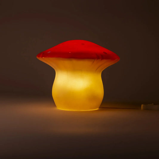 Medium Mushroom Night Lamp, Red