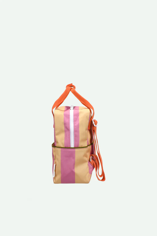 backpack small | stripes | rosebay + apple grub