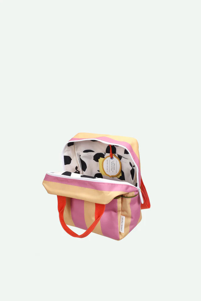 backpack small | stripes | rosebay + apple grub