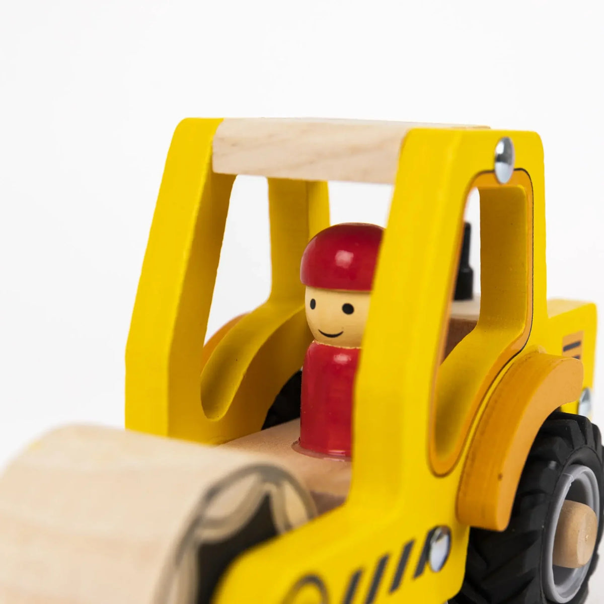 Wooden road roller