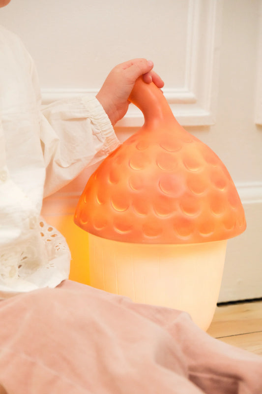 Acorn Night Lamp, Red Brick