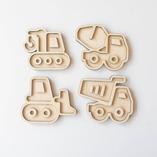 Set mini playset - Veicoli da costruzione