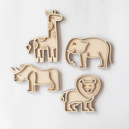 Set mini giochi - Animali della savana