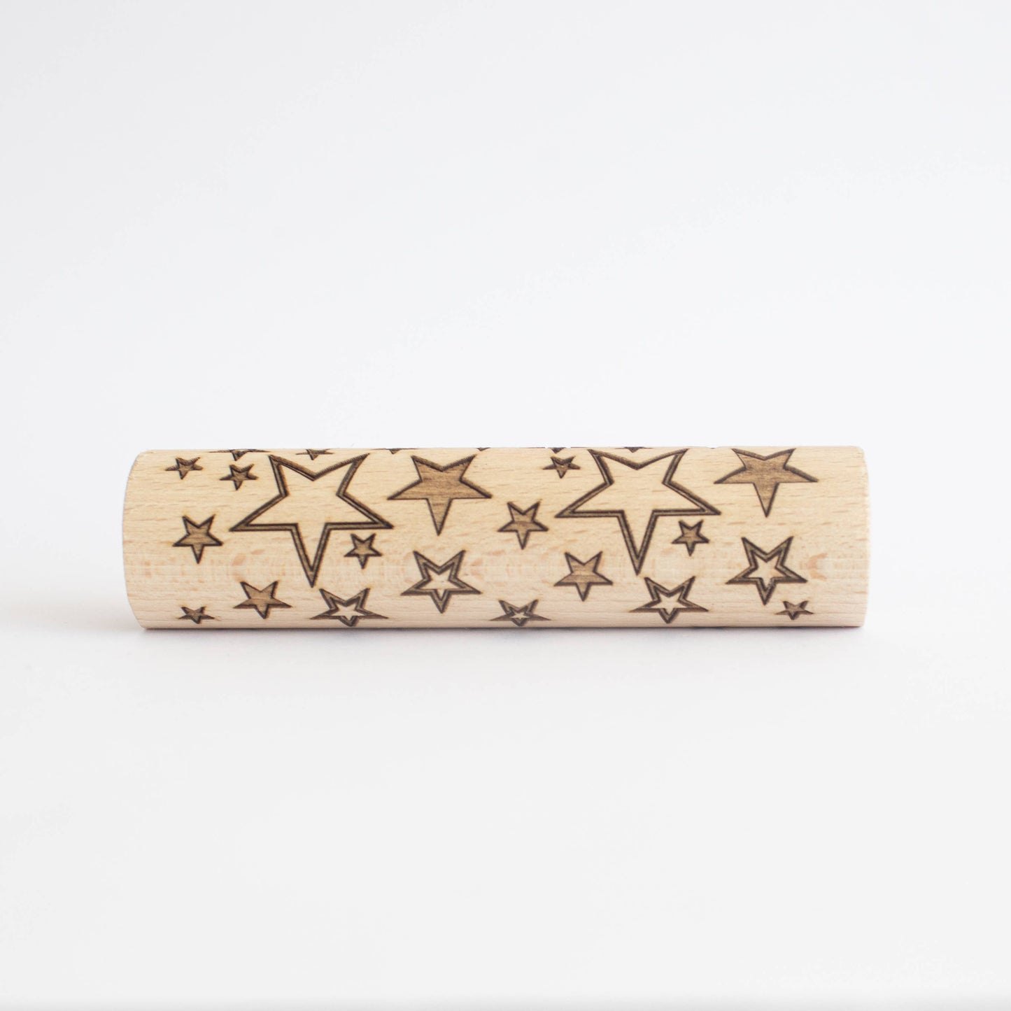 Rullo di legno - Stelle