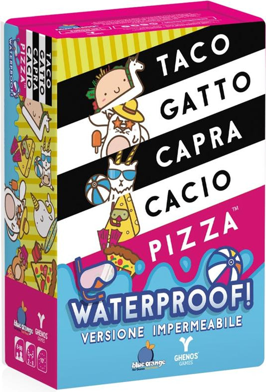 Taco Gatto Capra Cacio Pizza - Waterproof. Gioco da tavolo
