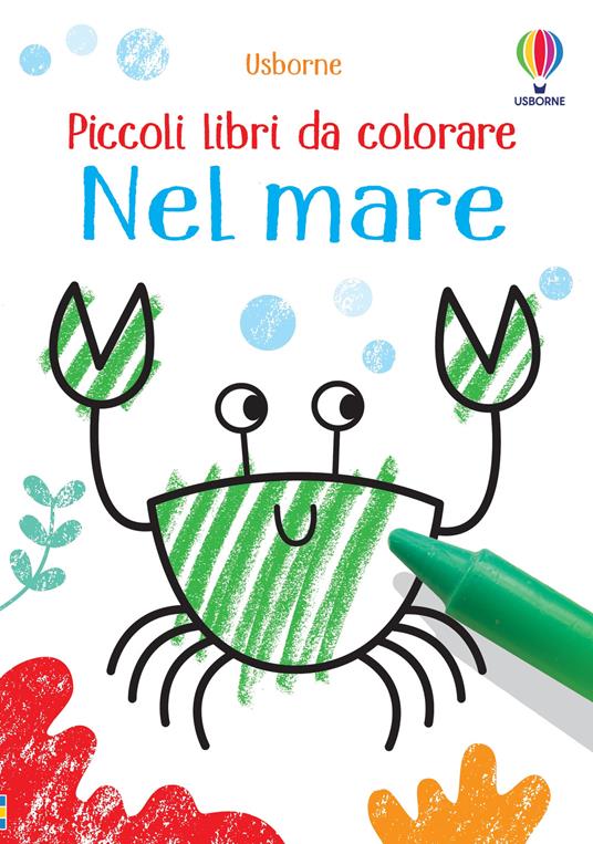 Nel mare.