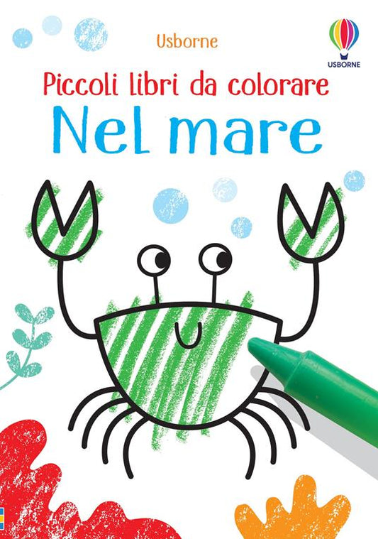 Nel mare.