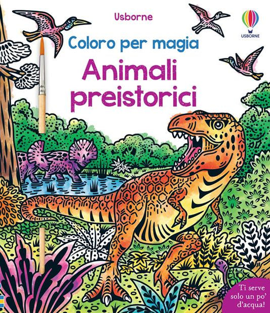 Animali preistorici.. Con pennello