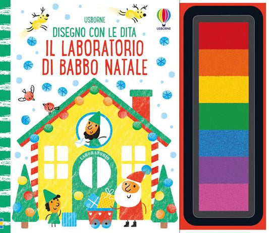 Il laboratorio di Babbo Natale. Ediz. a spirale. Con pannello di inchiostro