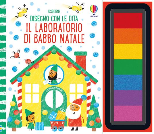 Il laboratorio di Babbo Natale. Ediz. a spirale. Con pannello di inchiostro