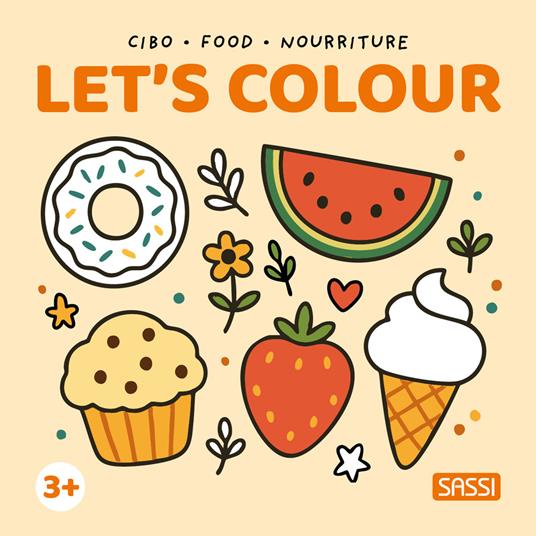 Cibo-Food-Nourriture. Let's colour.