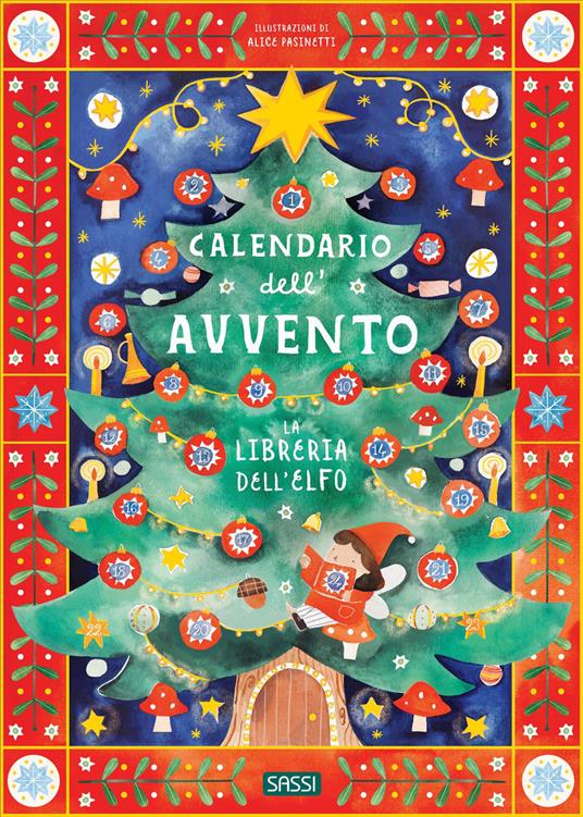 Calendario dell'Avvento. La libreria dell'elfo.