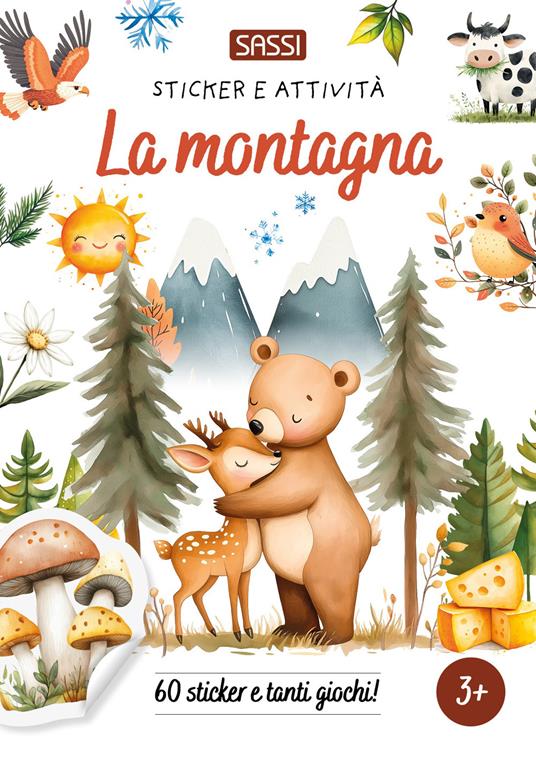 La montagna. Sticker e attività.