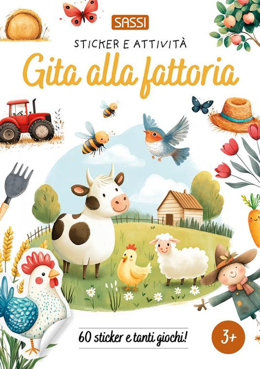 Gita alla fattoria. Sticker e attività.