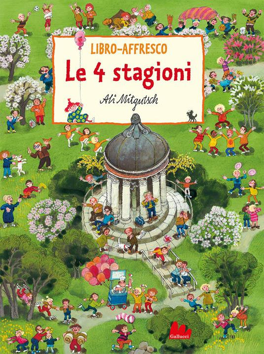 Le 4 stagioni. Libro-affresco.