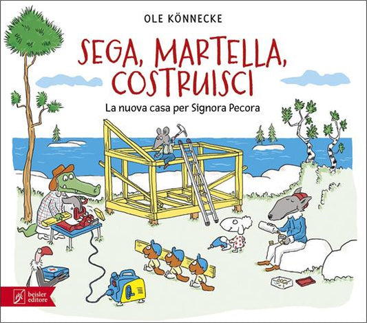 Sega, martella, costruisci. La nuova casa per Signora Pecora.