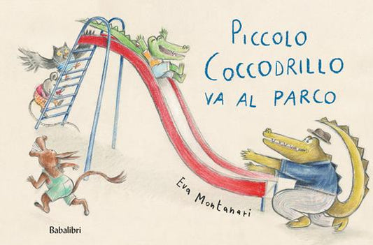 Piccolo coccodrillo va al parco.