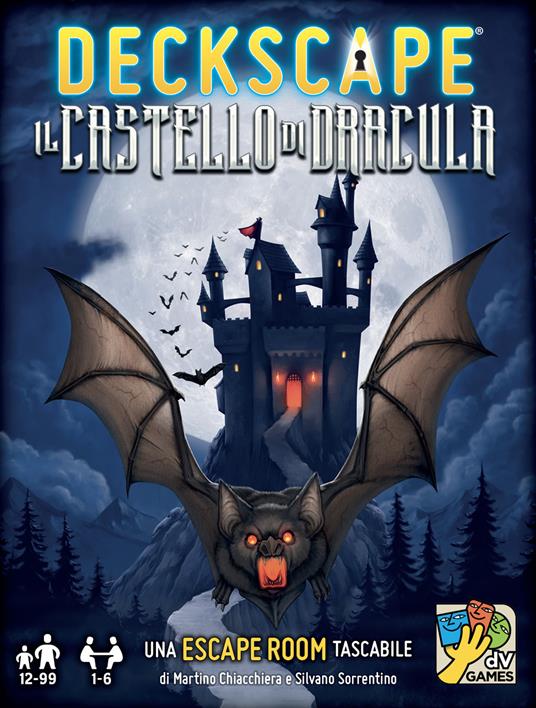 DECKSCAPE. Il castello di Dracula. Gioco da tavolo